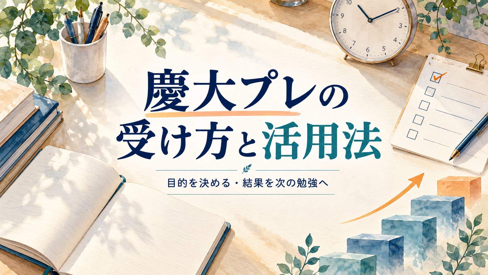 アイキャッチ：慶大プレの受け方と活用法