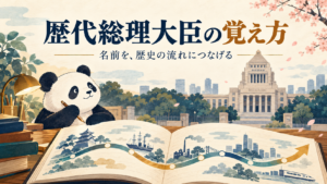歴代総理大臣を歴史の流れで覚えるアイキャッチ